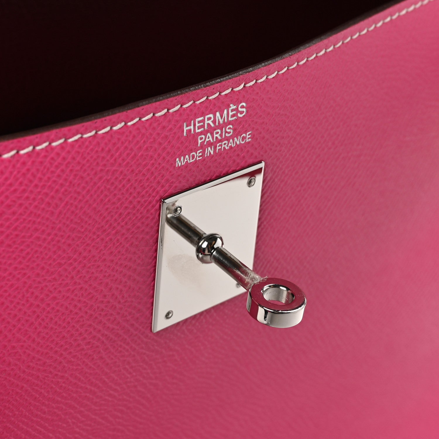 Hermes Epsom Candy Kelly Retourne 35 Rose Tyrien Tosca 6 of 10