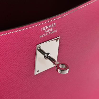 Hermes Epsom Candy Kelly Retourne 35 Rose Tyrien Tosca 6 of 10