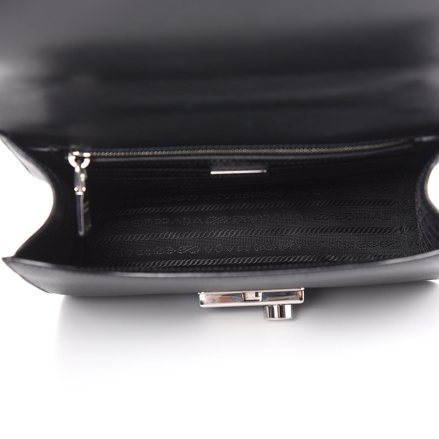 Saffiano Pattina Crossbody Bag Black