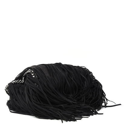 Stella McCartney Eco Suede Mini Fringe Falabella Tote Black 4 of 9