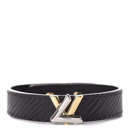 Louis Vuitton Epi Twist It Bracelet 17 Black 1 of 7