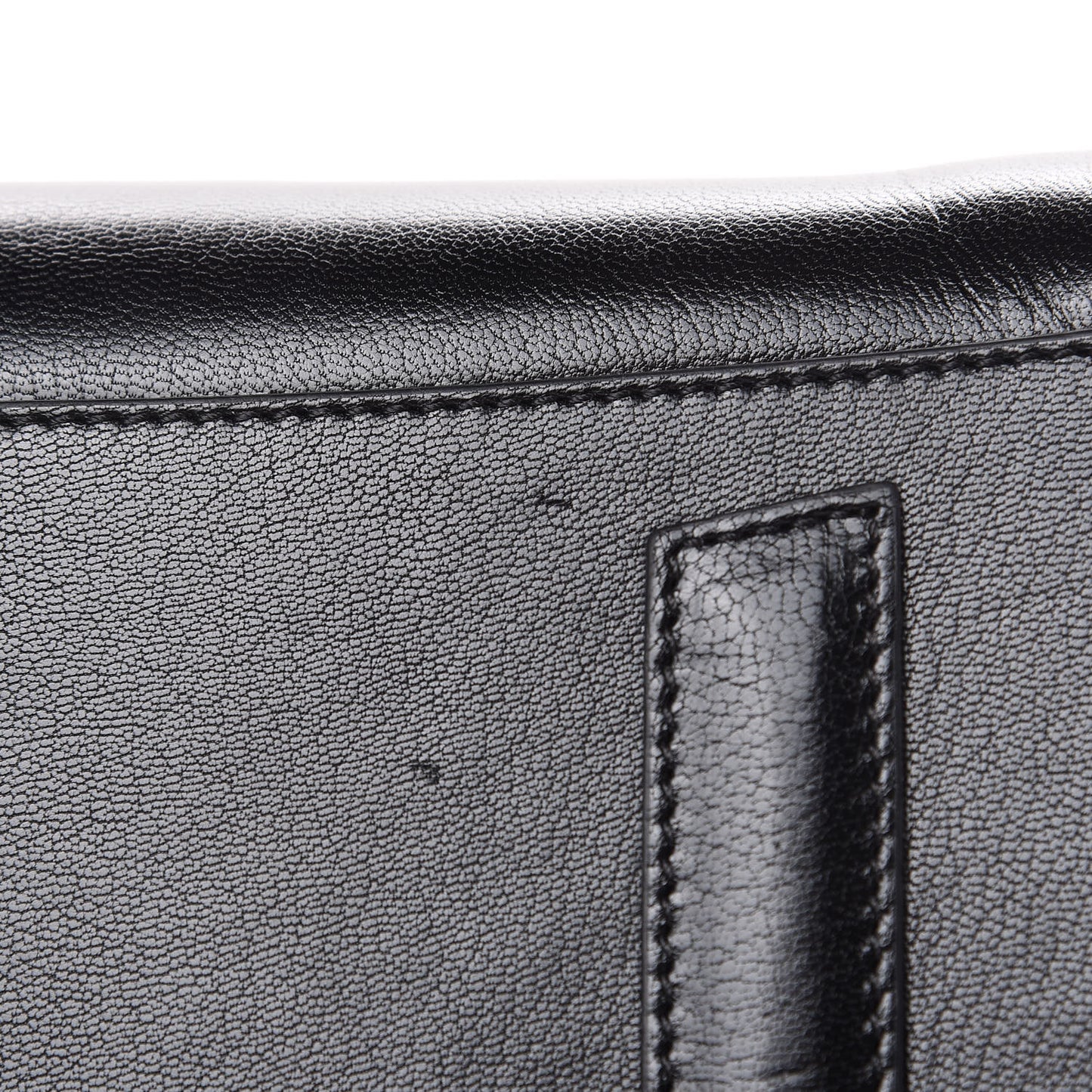 Goatskin Suede Leopard Print Small Antigona Black Chestnut