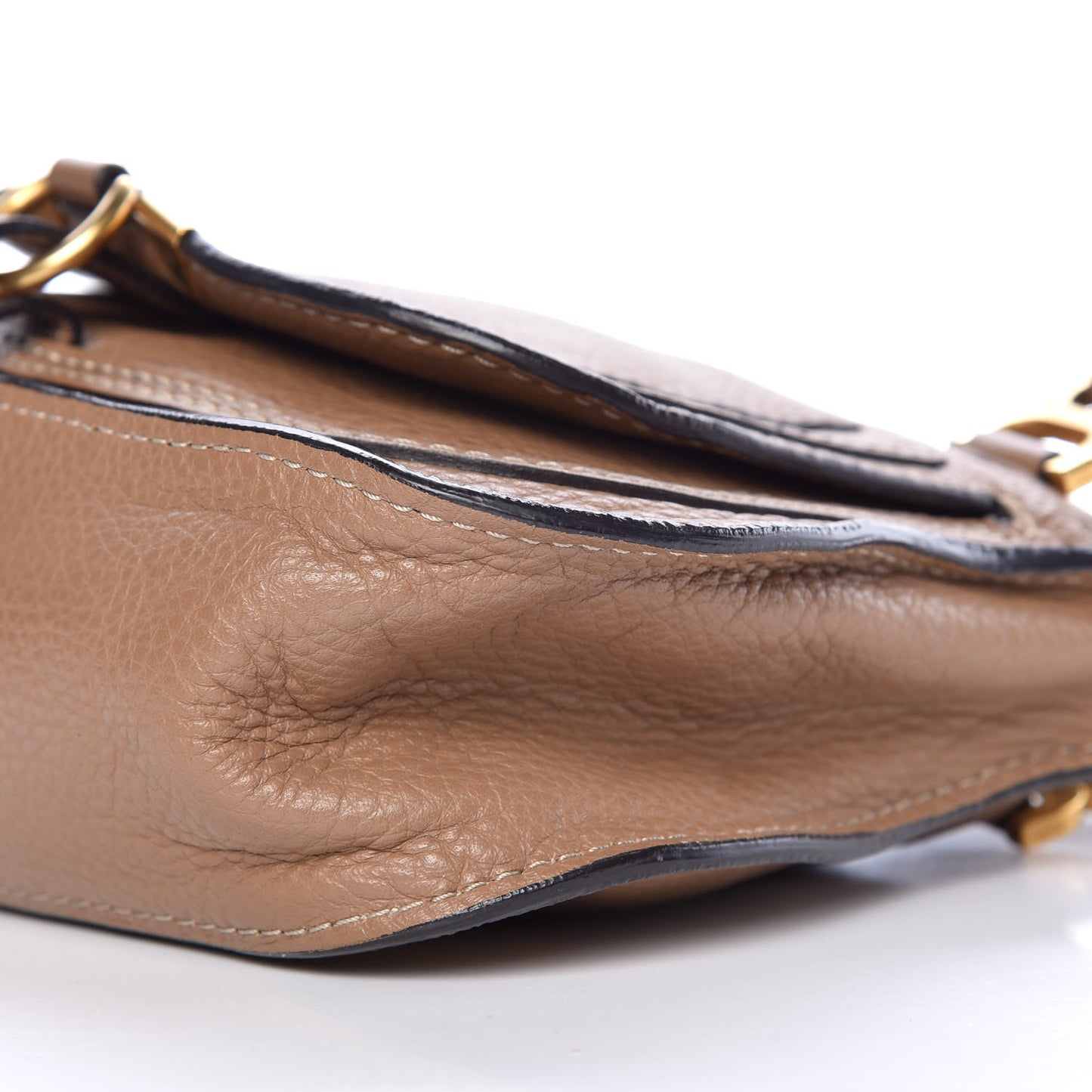 Calfskin Baby Marcie Satchel Nut