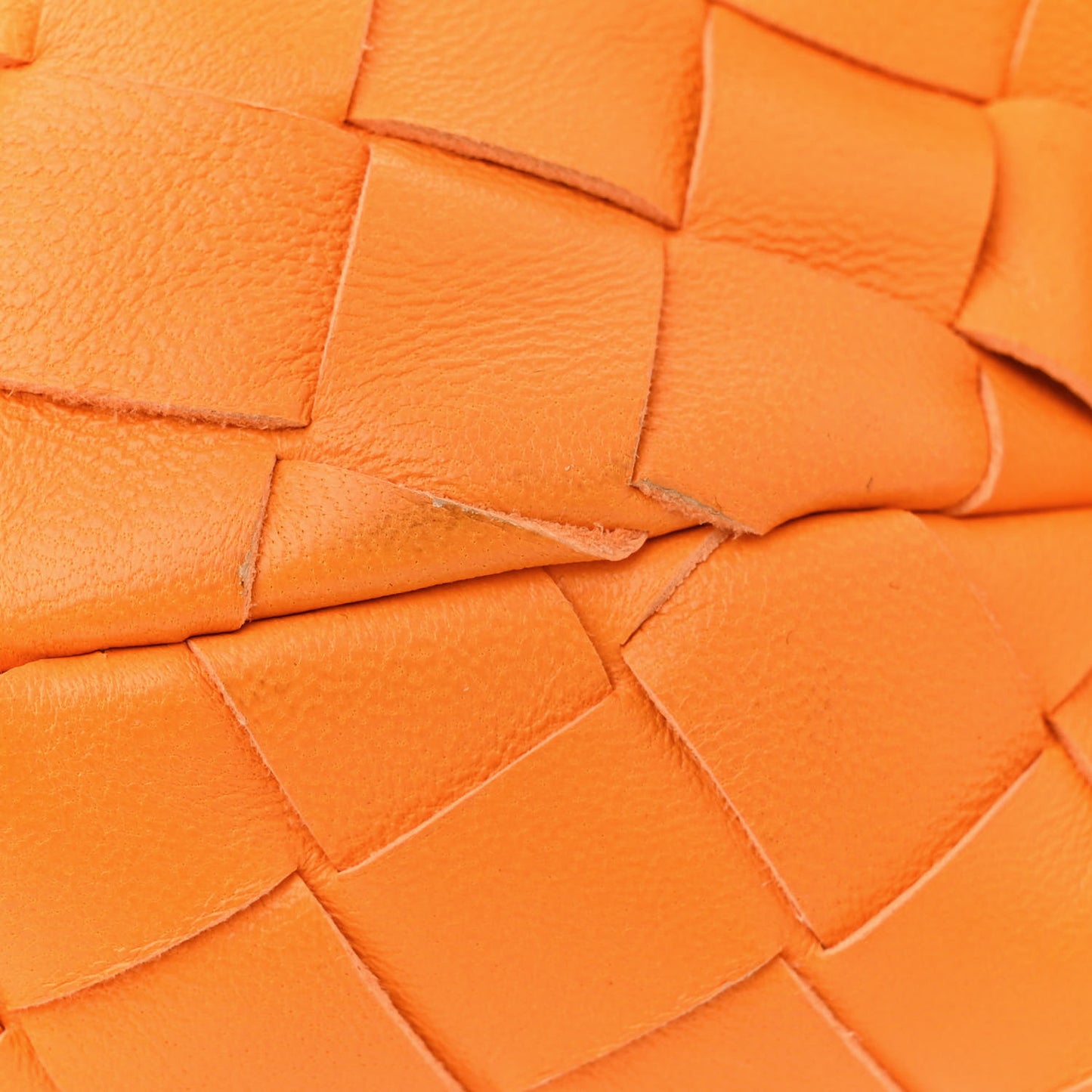 Nappa Intrecciato Teen Jodie Hobo Tangerine