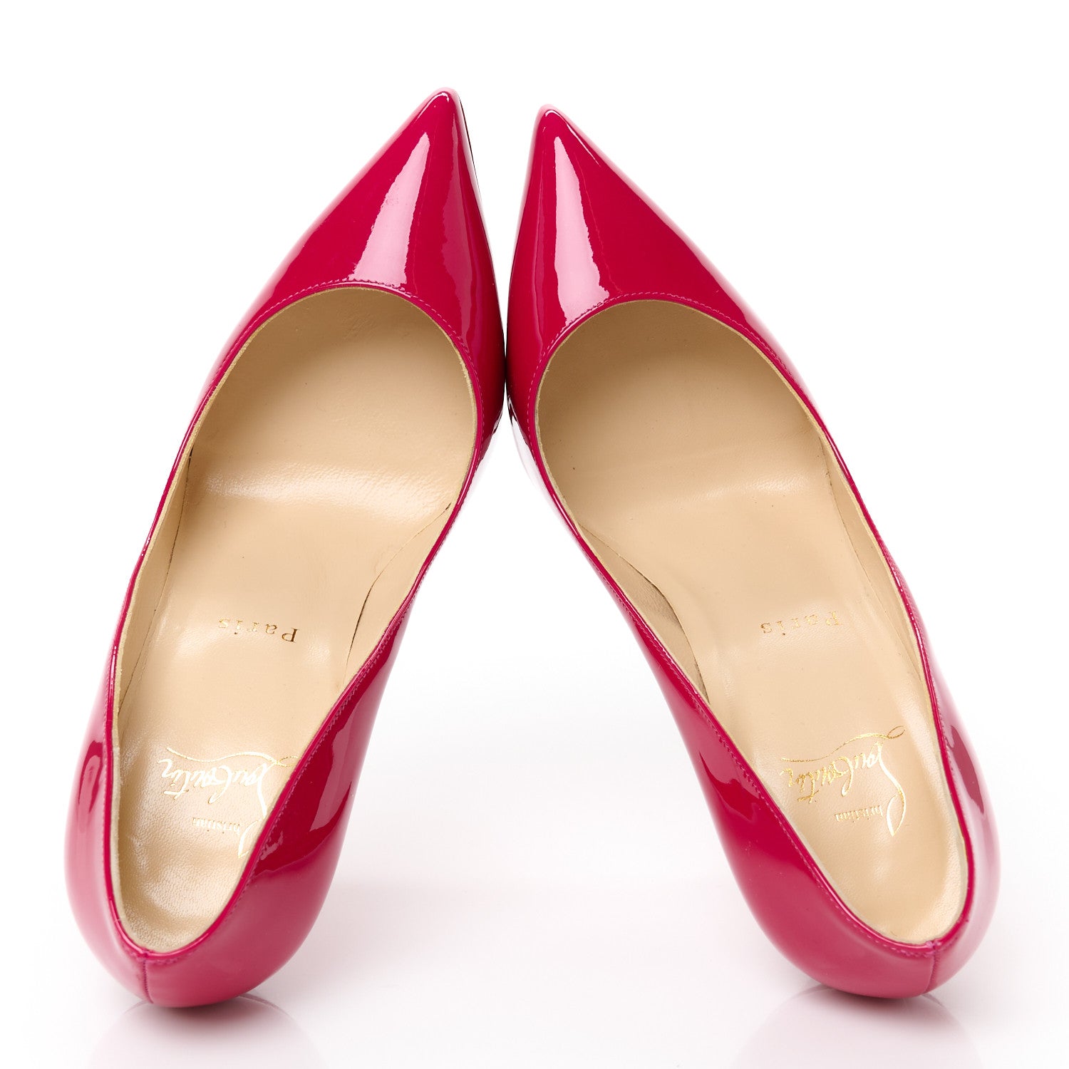 Christian Louboutin Patent So Kate 120 Pumps 38 Rosa 2 of 8