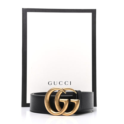 Gucci Textured Calfskin Double G 40mm Belt 90 36 Black 6 of 6