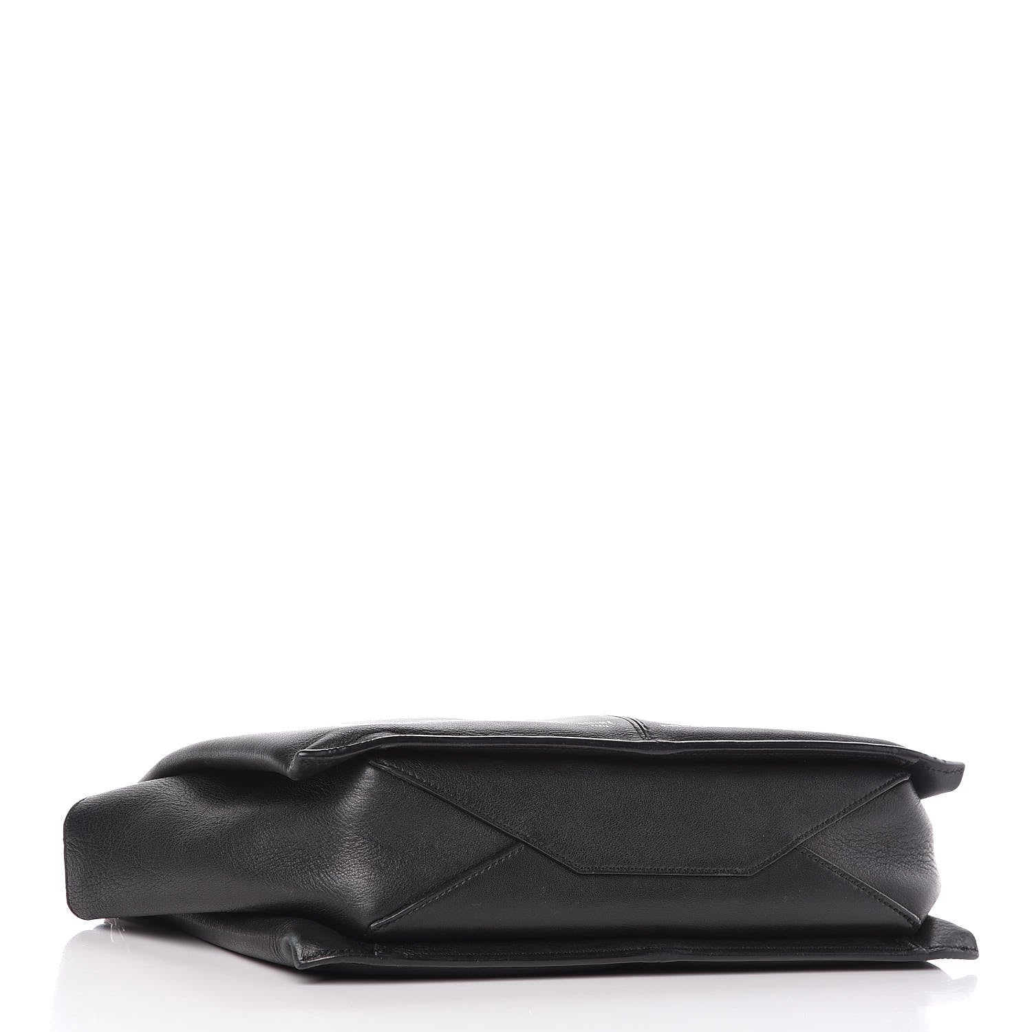 Celine Supple Natural Calfskin Tri-Fold Clutch Black 4 of 11