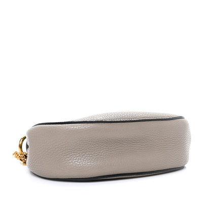 Chloe Grained Lambskin Mini Drew Shoulder Bag Motty Grey 4 of 9