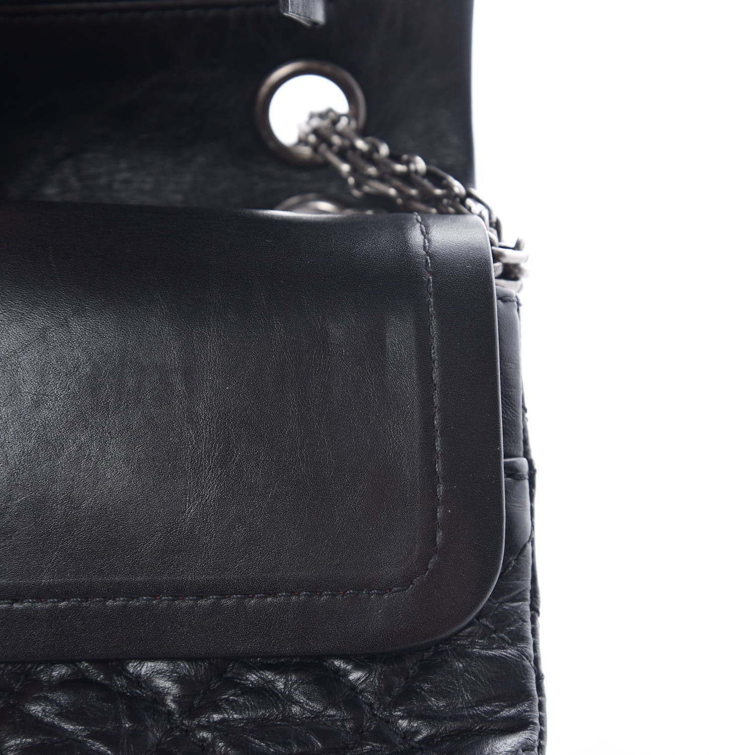 Chanel Aged Calfskin Quilted 2.55 Reissue 225 Flap Black 10 of 10