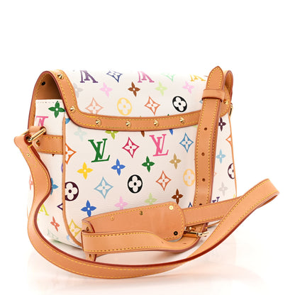 Louis Vuitton Monogram Multicolor Sologne White 3 of 10