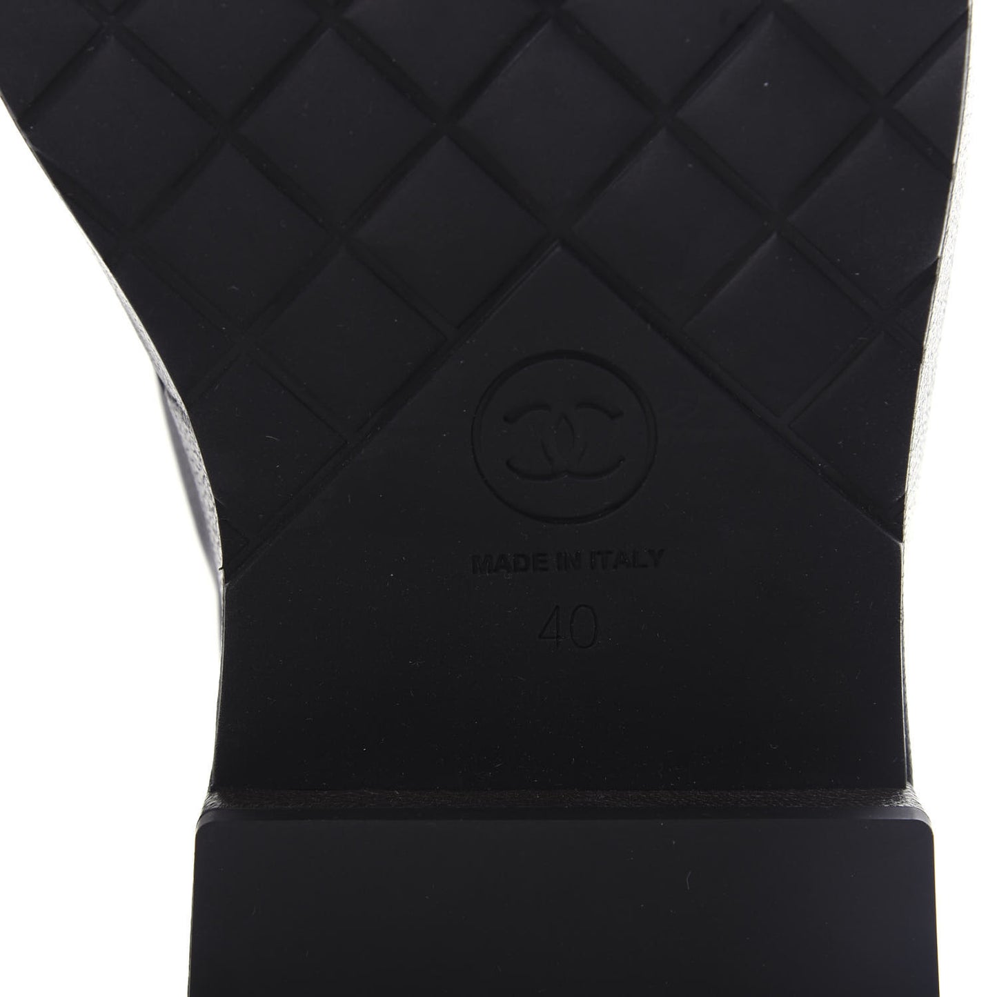 Goatskin Pearl Lace Up CC Short Boots 40 Brown Black