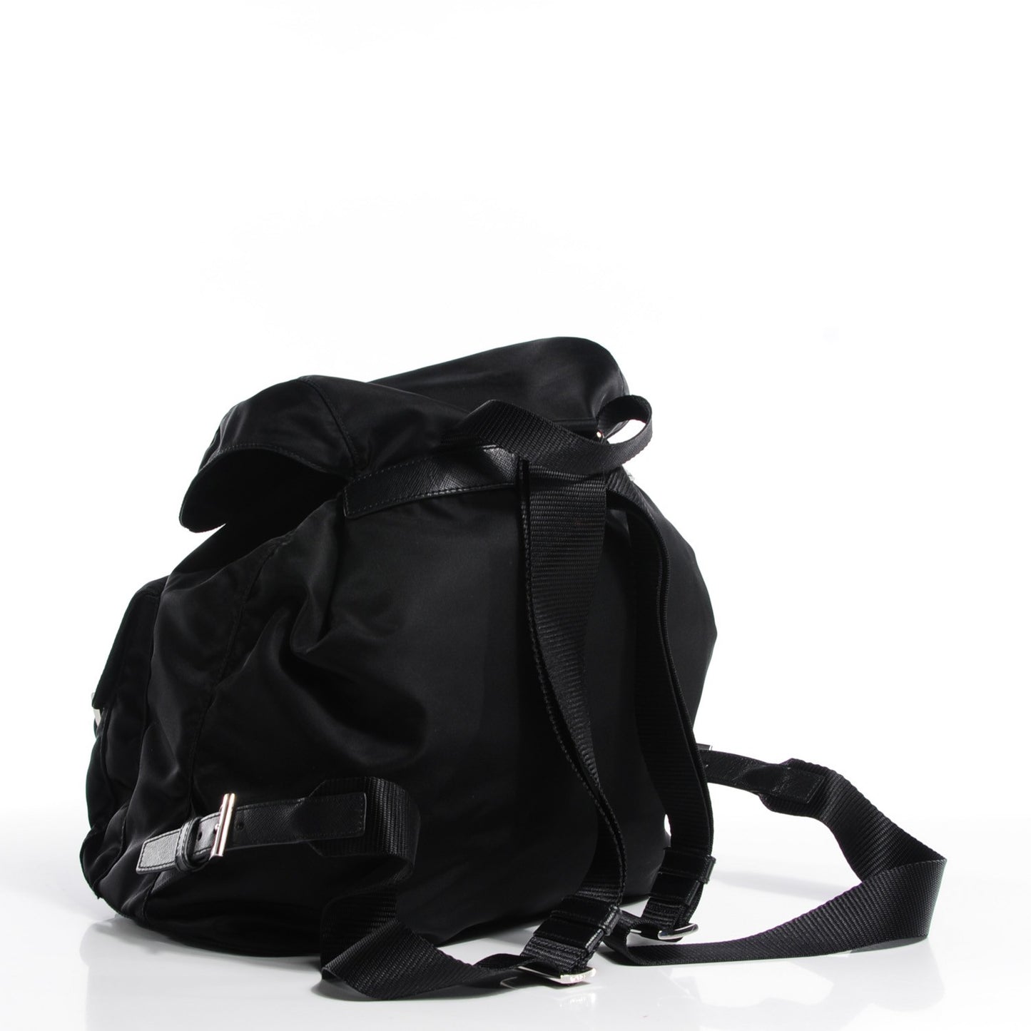 Nylon Vela Medium Backpack Black