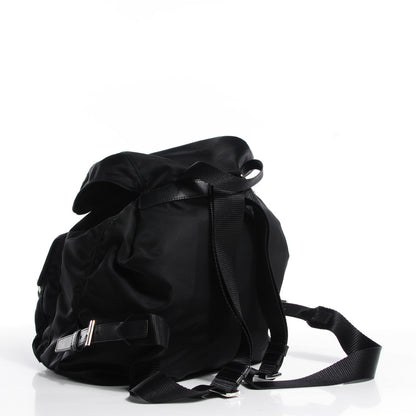 Prada Nylon Vela Medium Backpack Black 4 of 10