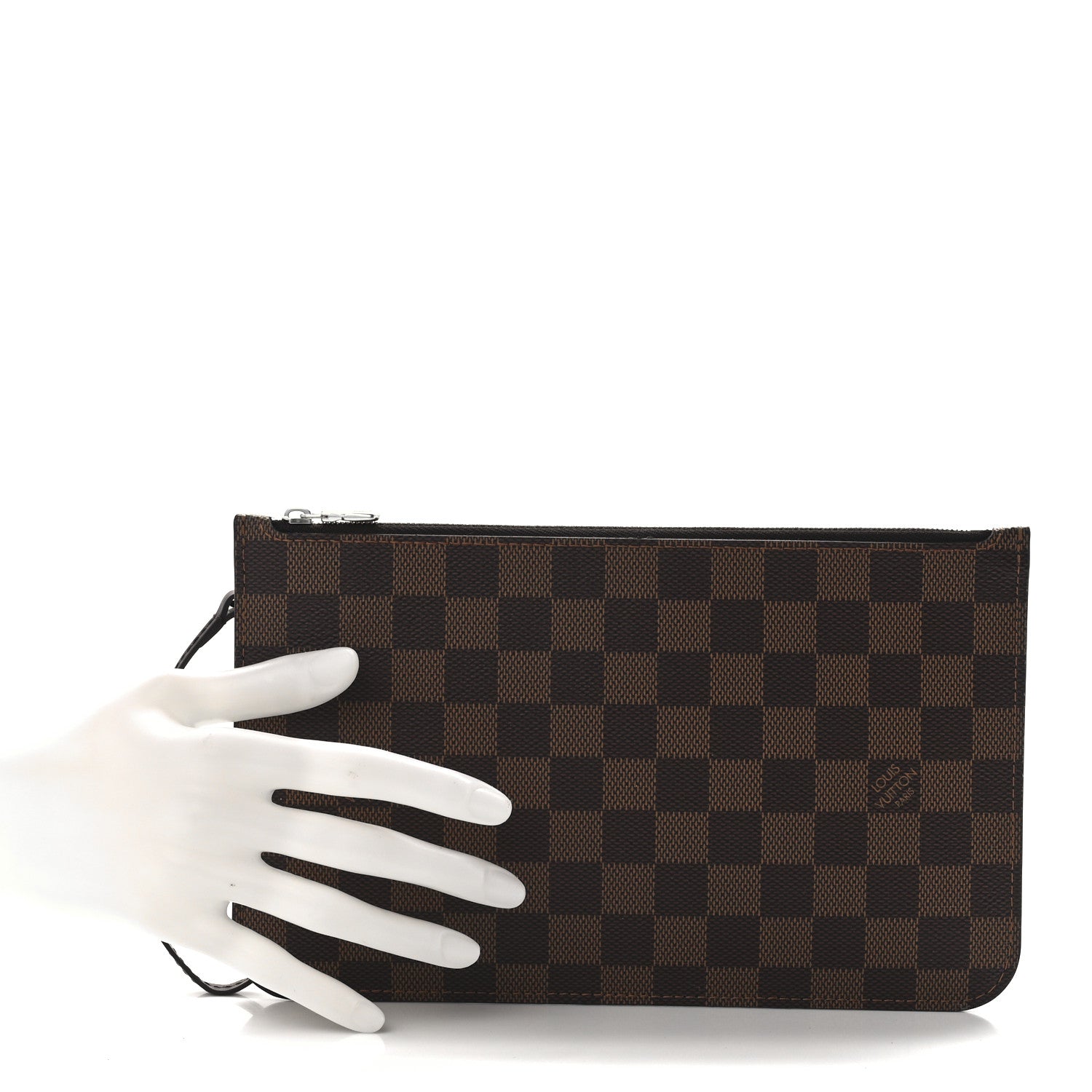 Louis Vuitton Damier Ebene Neverfull MM GM Pochette 2 of 10