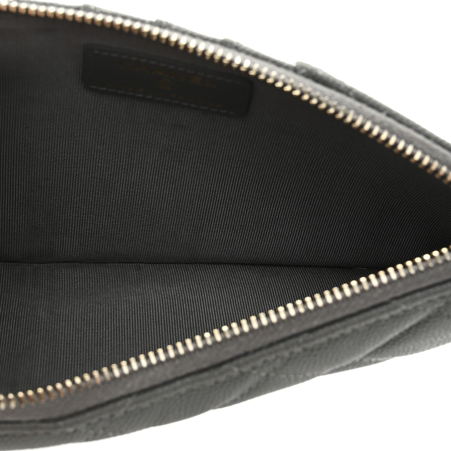 Caviar Quilted Classic iPhone Pouch Grey