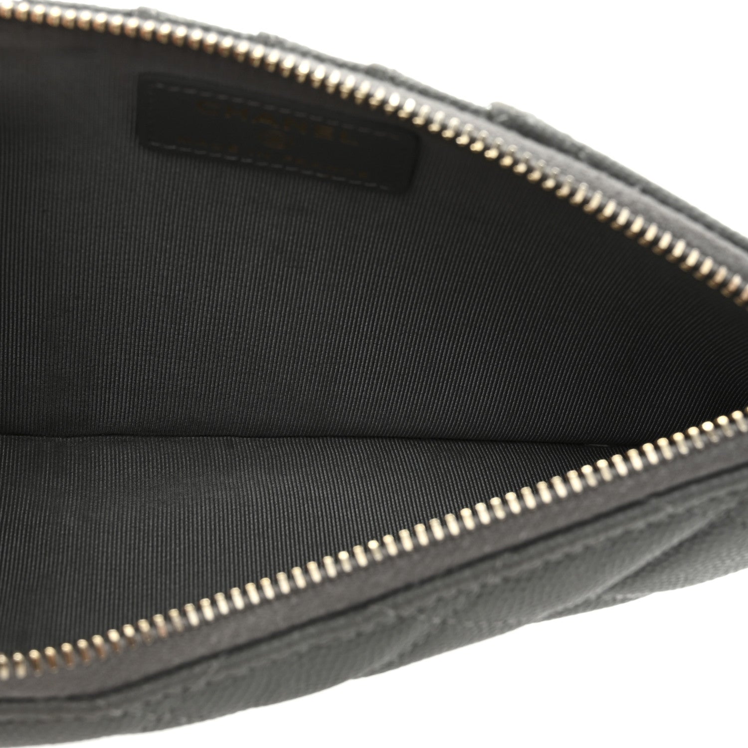 Chanel Caviar Quilted Classic iPhone Pouch Grey 5 of 8