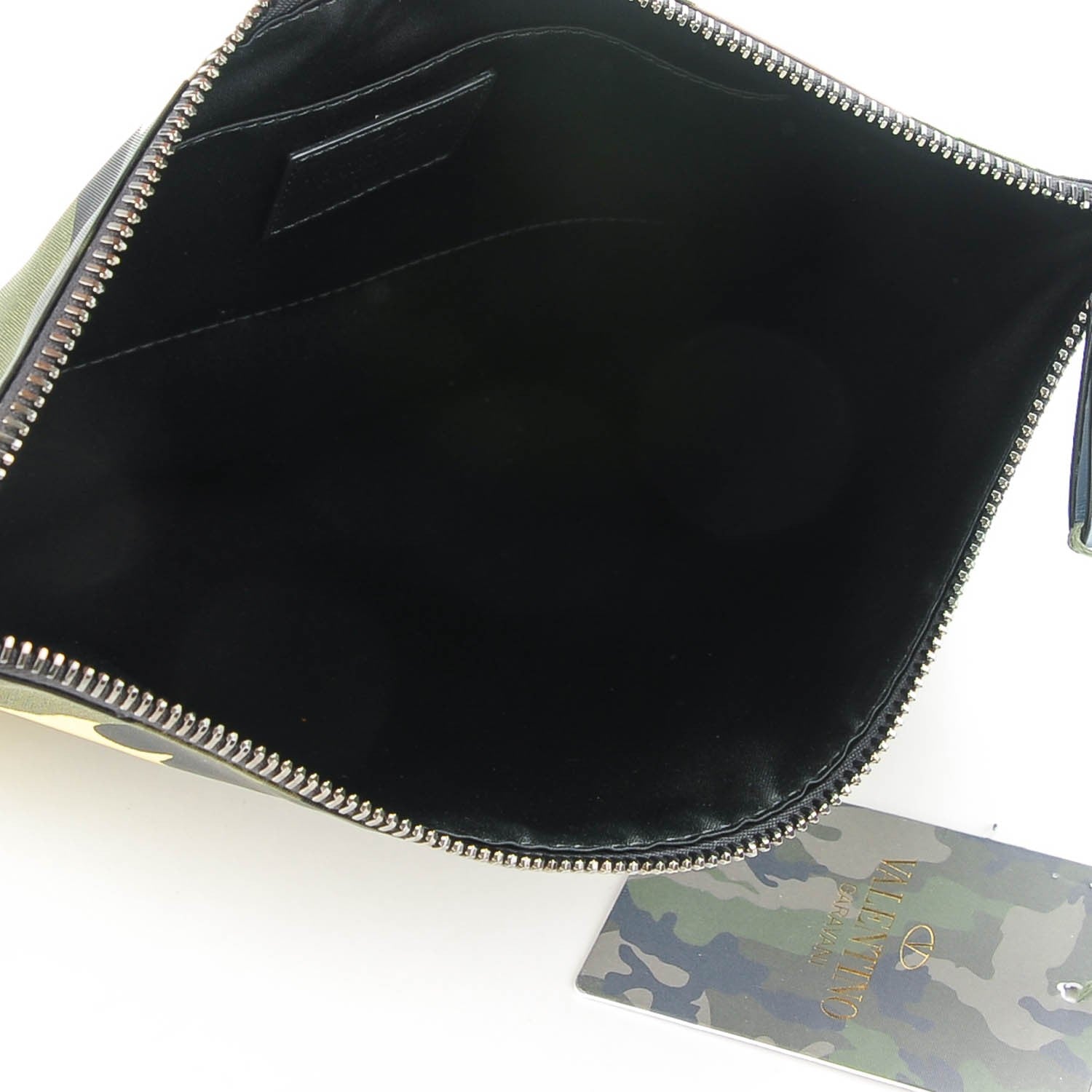 Valentino Garavani Nylon Camouflage Medium Zip Pouch Multicolor 5 of 7