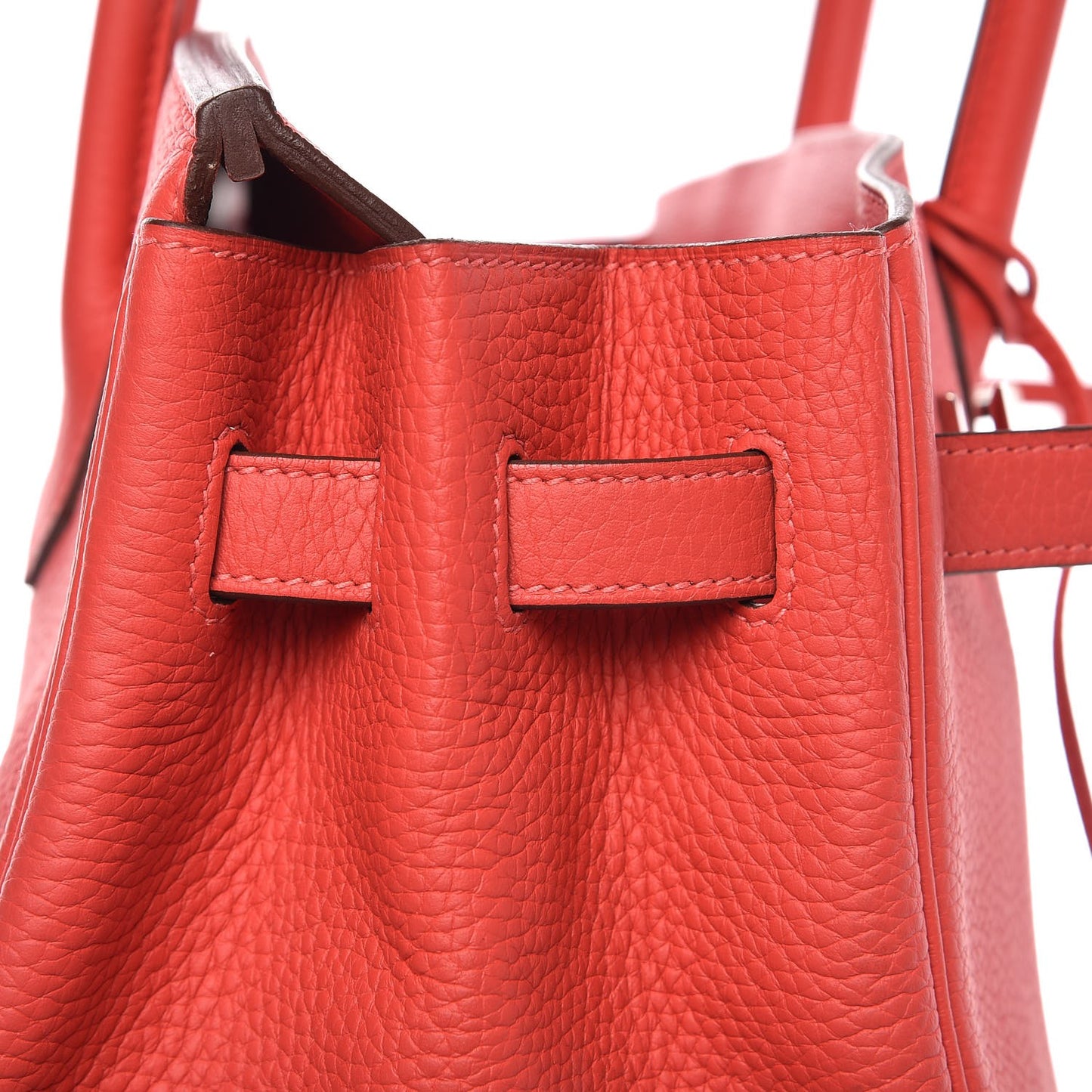 Togo Birkin 35 Rouge Pivoine