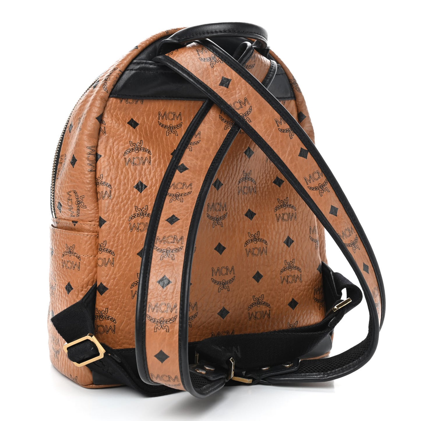 Visetos Small Stark Backpack Cognac Black