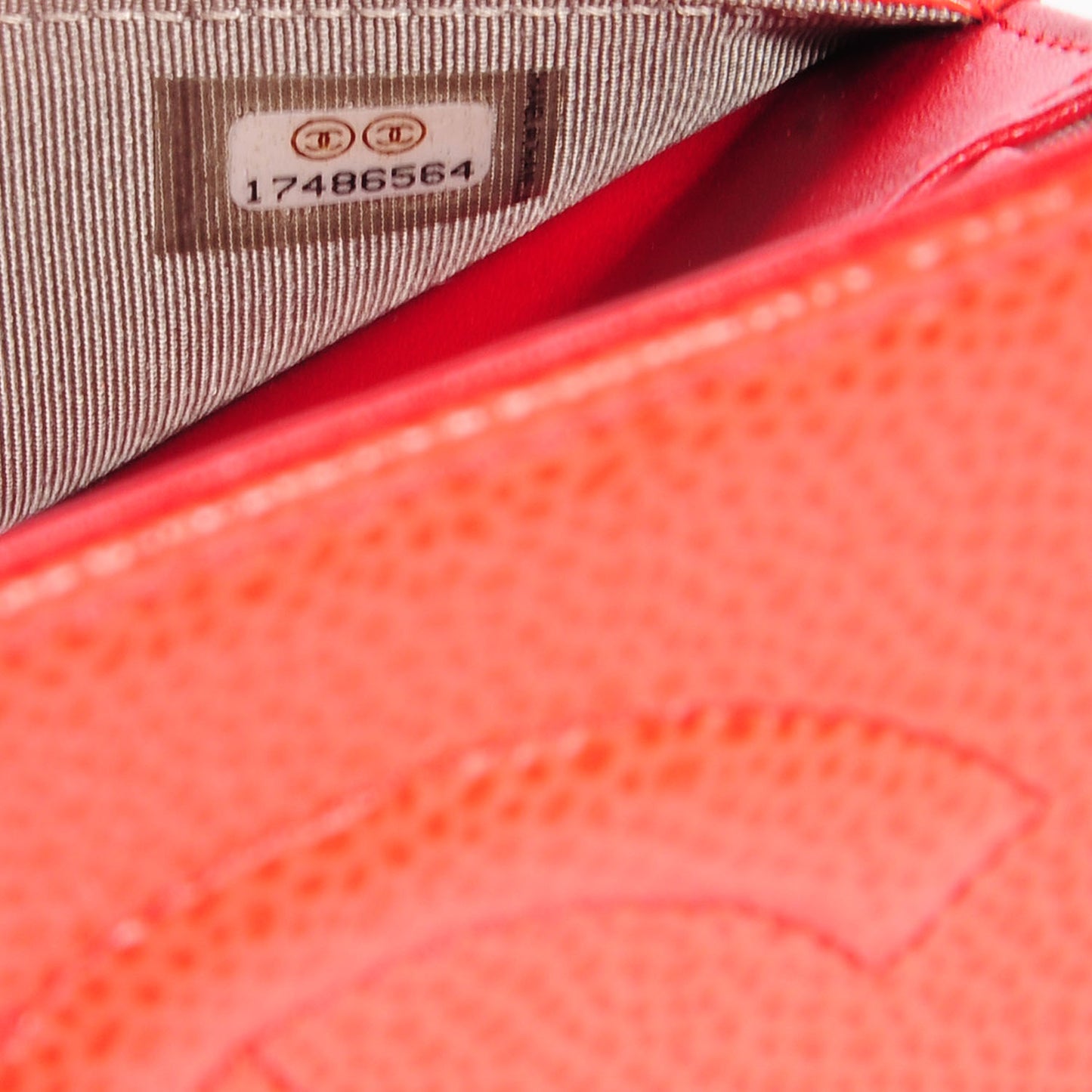 Caviar Timeless Wallet on Chain WOC Coral