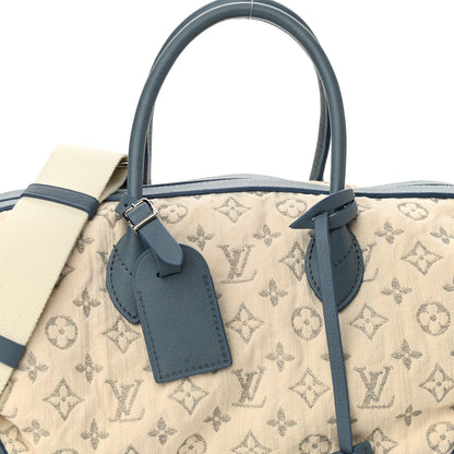 Louis Vuitton Denim Speedy Round GM Blue 7 of 9