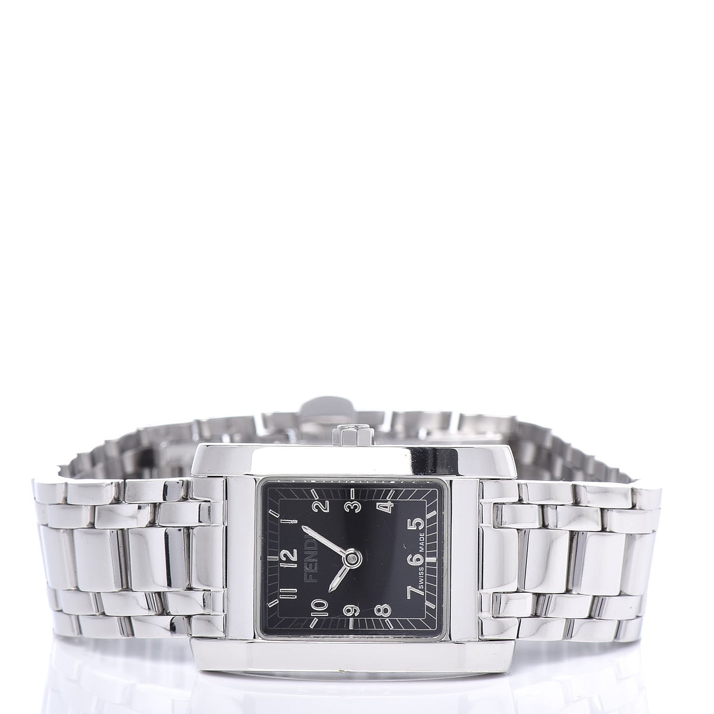 Stainless Steel 21mm Quartz Watch Black