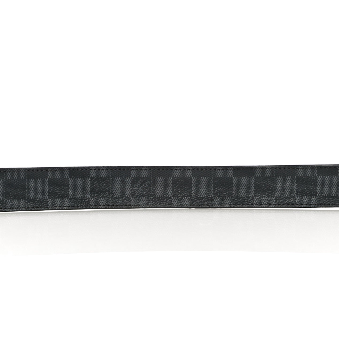 Damier Graphite Calfskin Belt 100 40 Black