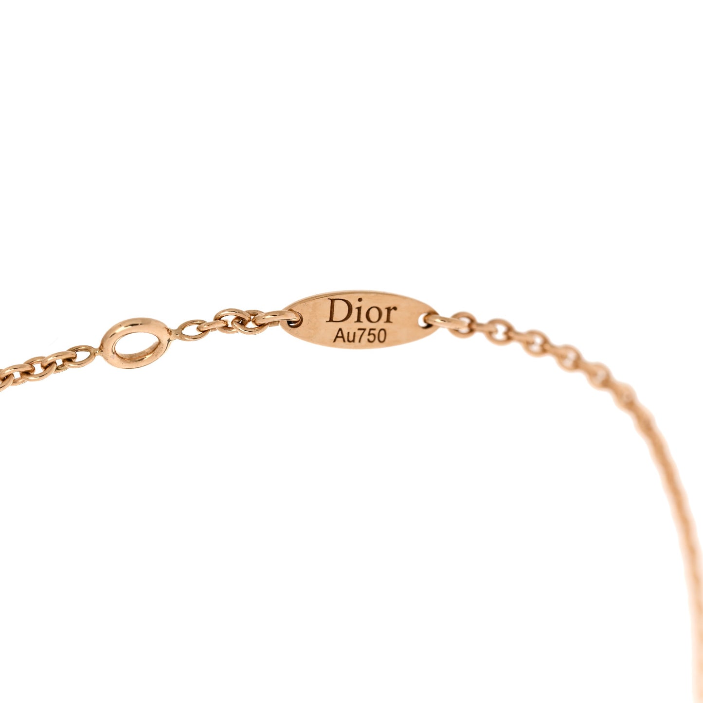18K Yellow Gold Diamond Mother of Pearl Rose Des Vents Bracelet