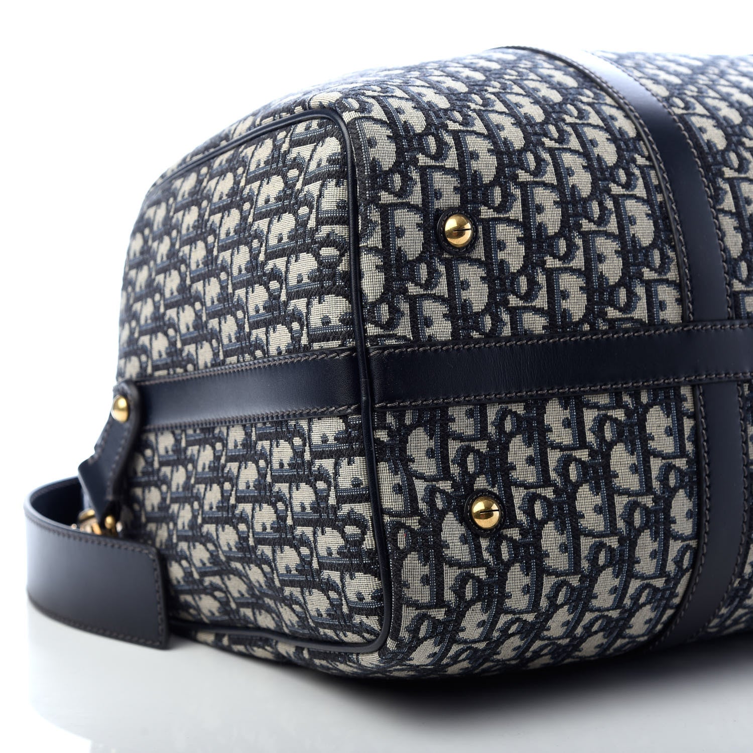 Christian Dior Oblique Duffle Navy Blue 6 of 7