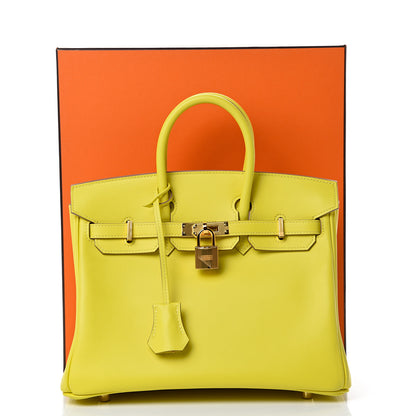 Hermes Swift Birkin 25 Lime 11 of 11