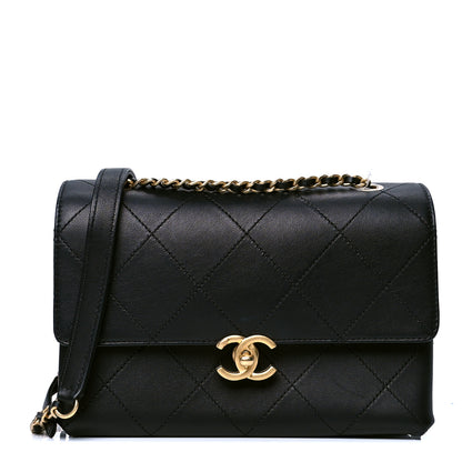 Chanel Lambskin Sleek And Chic Flap Black 1 of 4