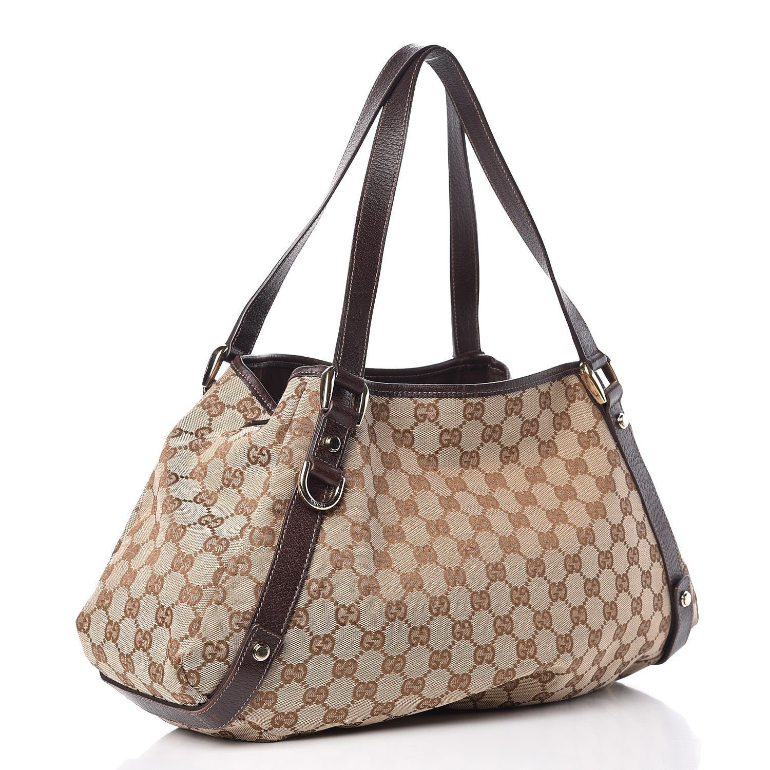 Gucci Monogram Medium Abbey Shoulder Bag Dark Brown 3 of 7