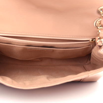 Chanel Calfskin Quilted Medium Daily Chevron Flap Beige 5 of 11