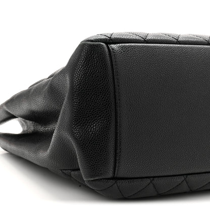 Chanel Caviar Quilted Grand Shopping Tote GST Black 9 of 11