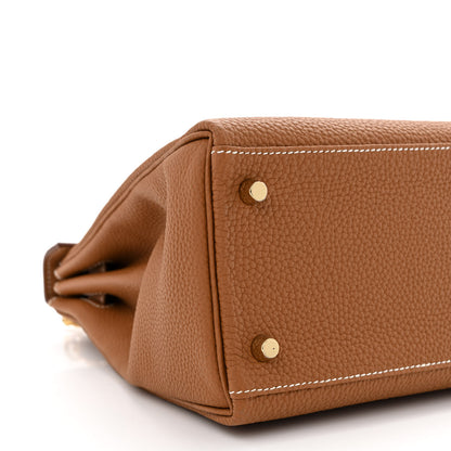 Hermes Togo Kelly Retourne 28 Gold 9 of 11