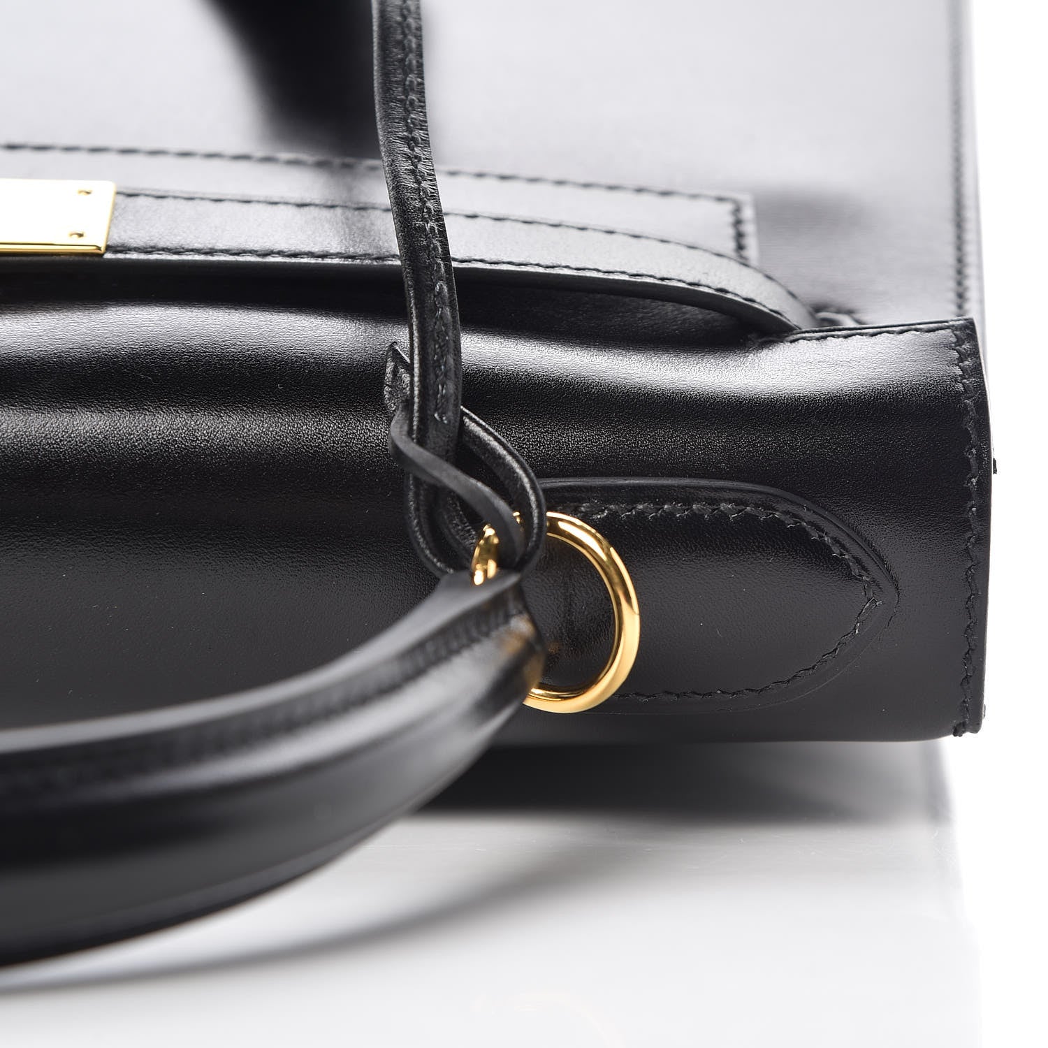 Hermes Box Kelly Sellier 28 Black 10 of 40