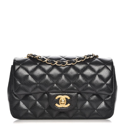 Chanel Caviar Quilted Mini Rectangular Flap Black 1 of 8