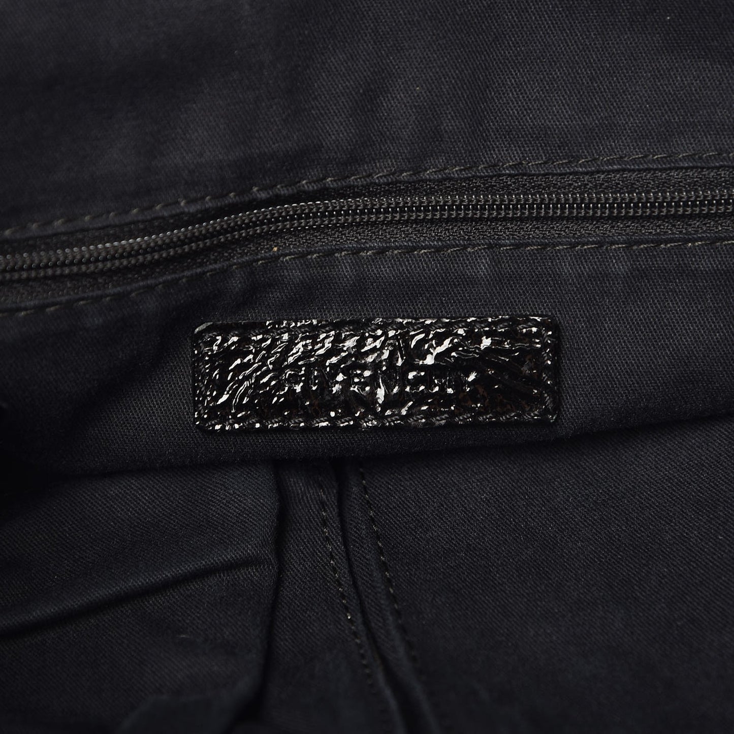Crinkled Patent Calfskin Small Nightingale Black