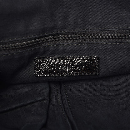 Givenchy Crinkled Patent Calfskin Small Nightingale Black 7 of 13