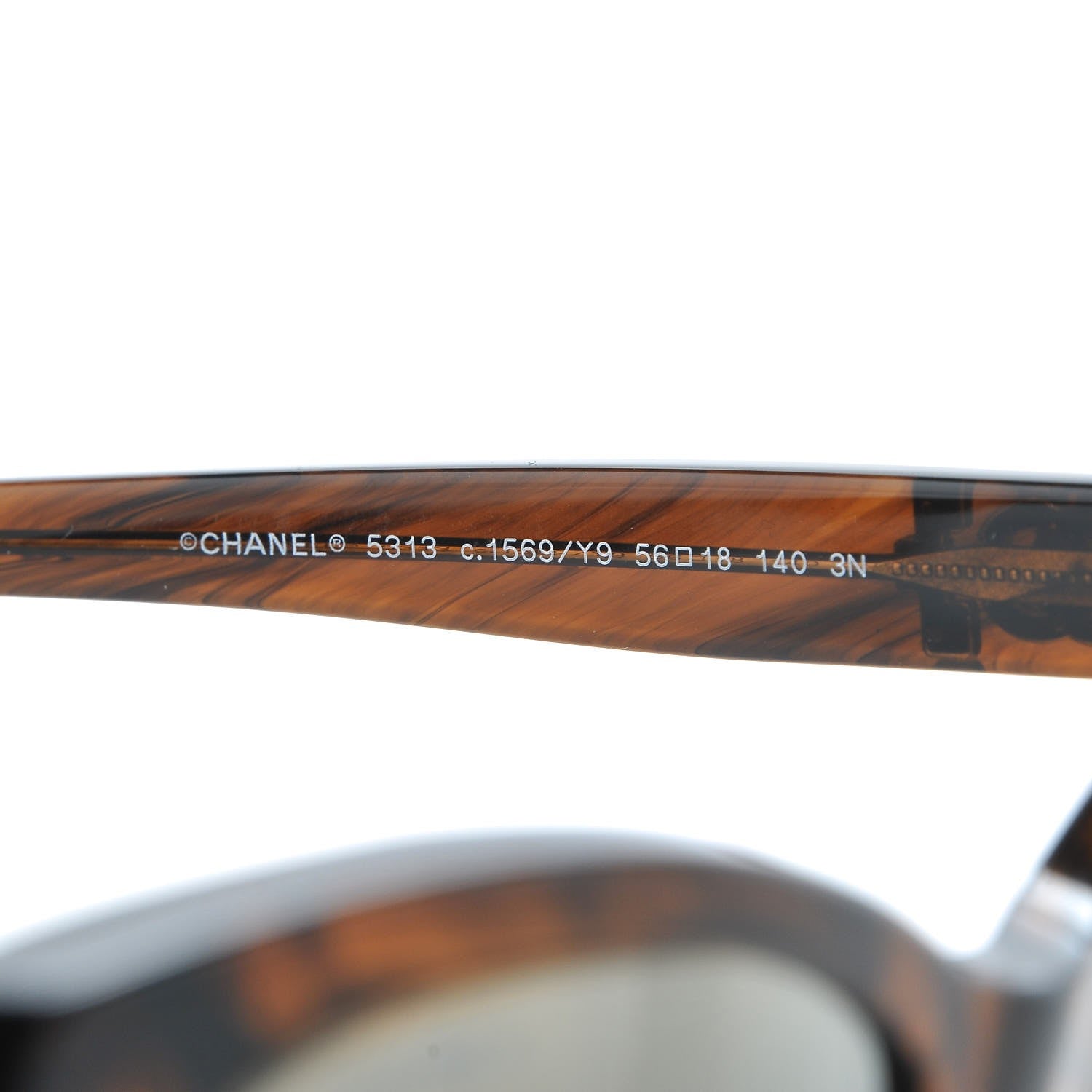 Chanel CC Butterfly Signature Sunglasses 5313 Brown 6 of 6