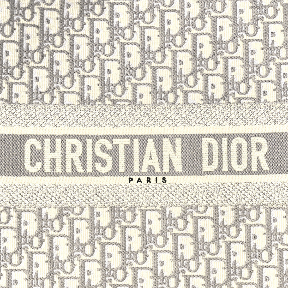 Christian Dior Oblique Large Book Tote Grey 7 of 9