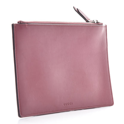 Gucci GG Supreme Monogram Blooms Small Zip Pouch Beige Multicolor Dry Rose 3 of 7