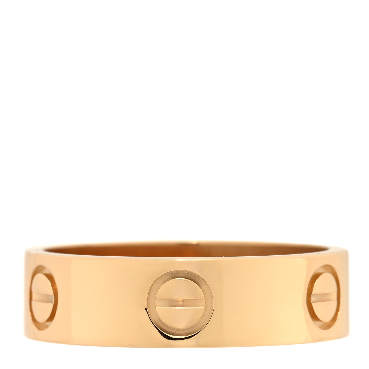 18K Yellow Gold 5.5mm LOVE Ring 55 7.25