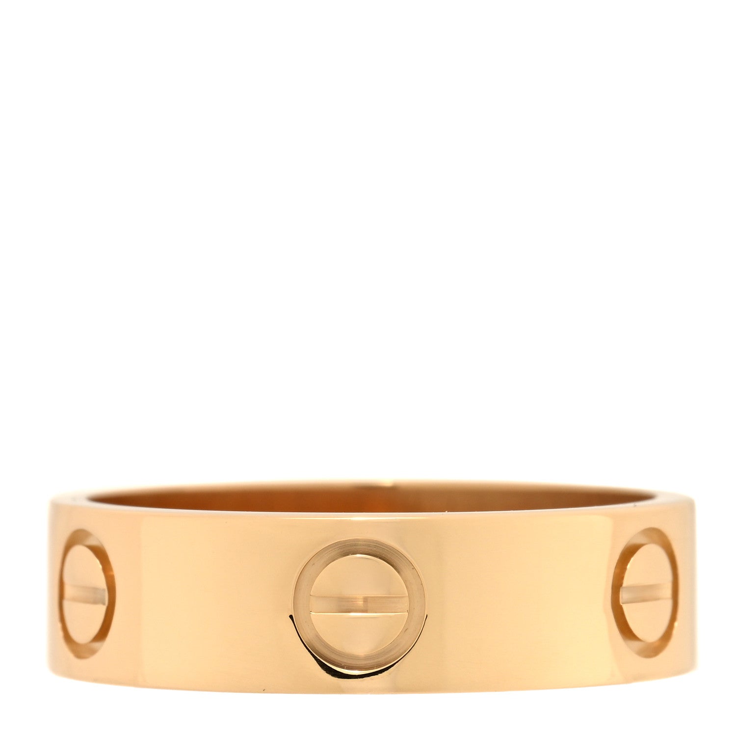 Cartier 18K Yellow Gold 5.5mm LOVE Ring 55 7.25 3 of 4