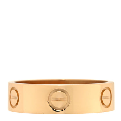Cartier 18K Yellow Gold 5.5mm LOVE Ring 55 7.25 3 of 4