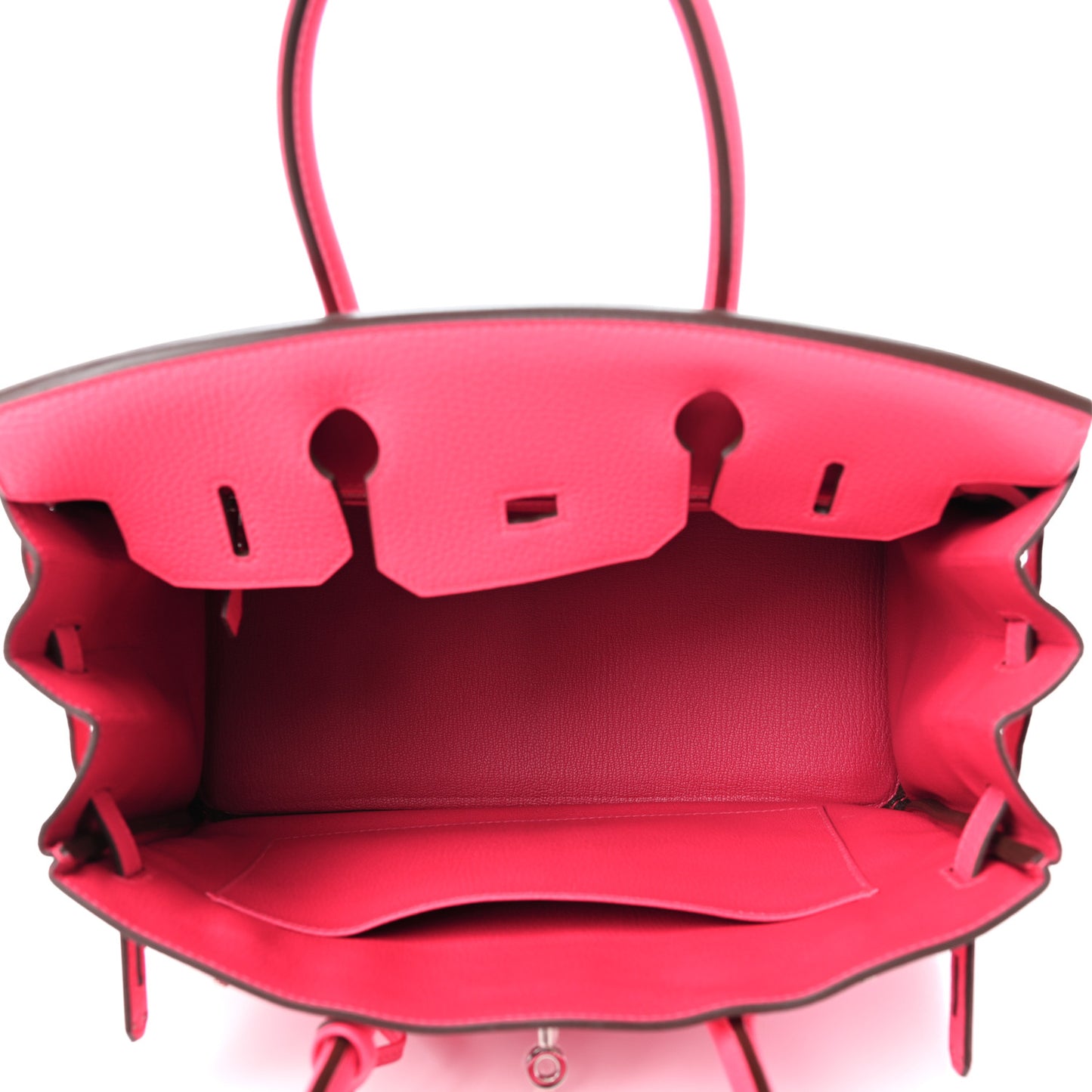 Taurillon Clemence Birkin 30 Rose Extreme