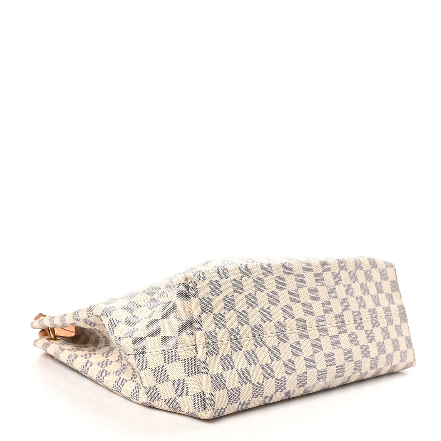 Louis Vuitton Damier Azur Graceful MM Rose Ballerine 4 of 9