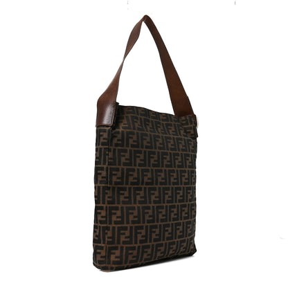 Fendi Zucchino Shoulder Bag Tobacco 2 of 9