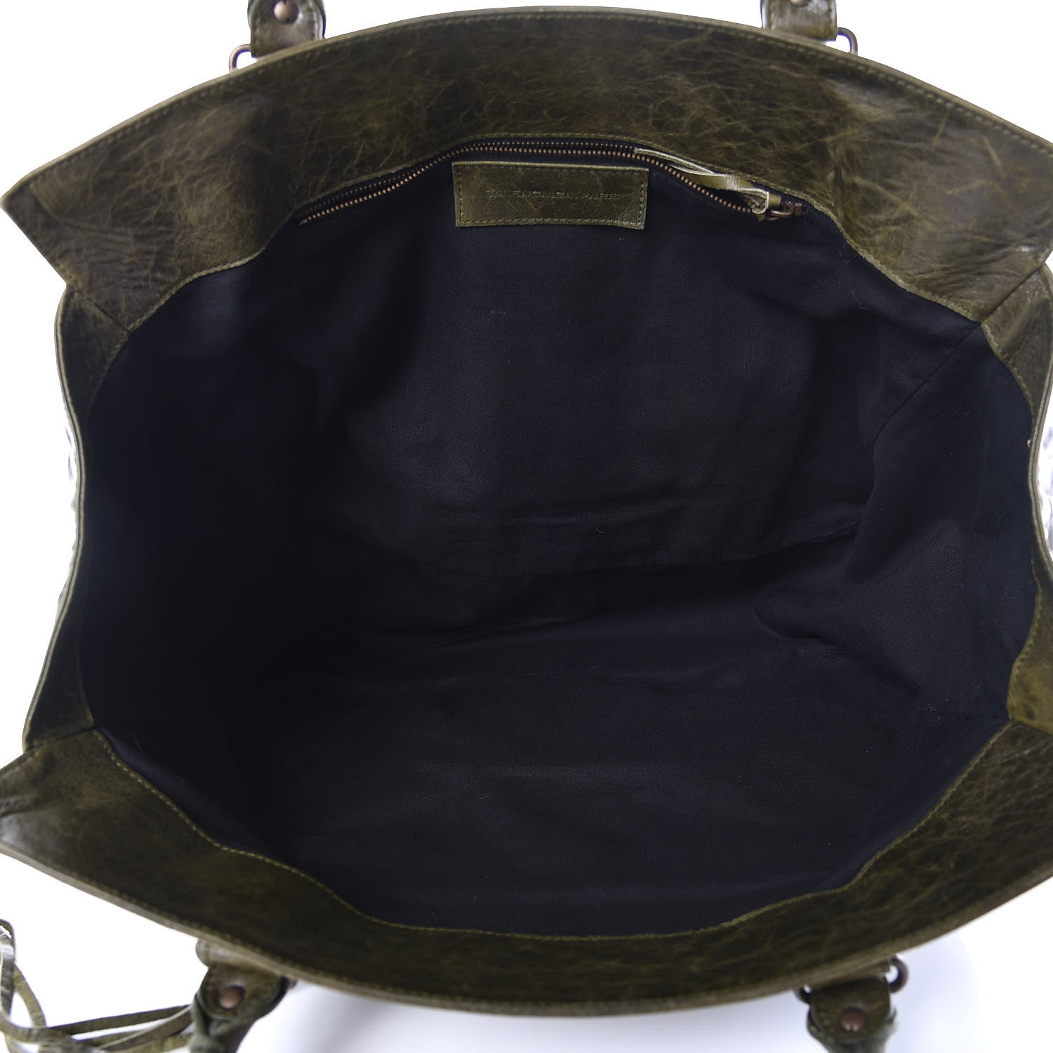 Balenciaga Chevre Shopper Tote Olive 7 of 13