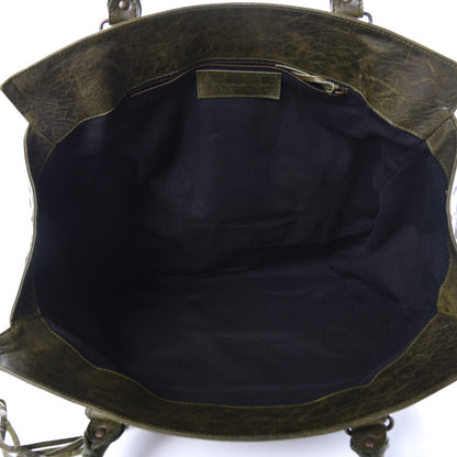 Balenciaga Chevre Shopper Tote Olive 7 of 13